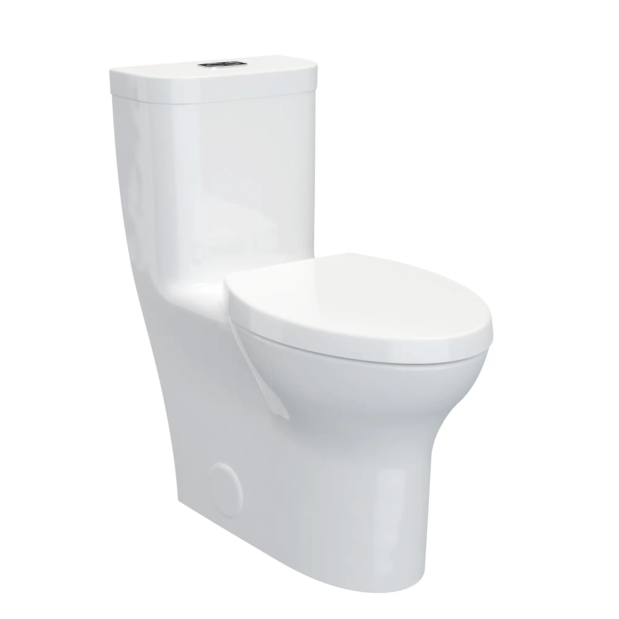 Equility® One-Piece Dual Flush Chair Height Elongated Toilet with Seat